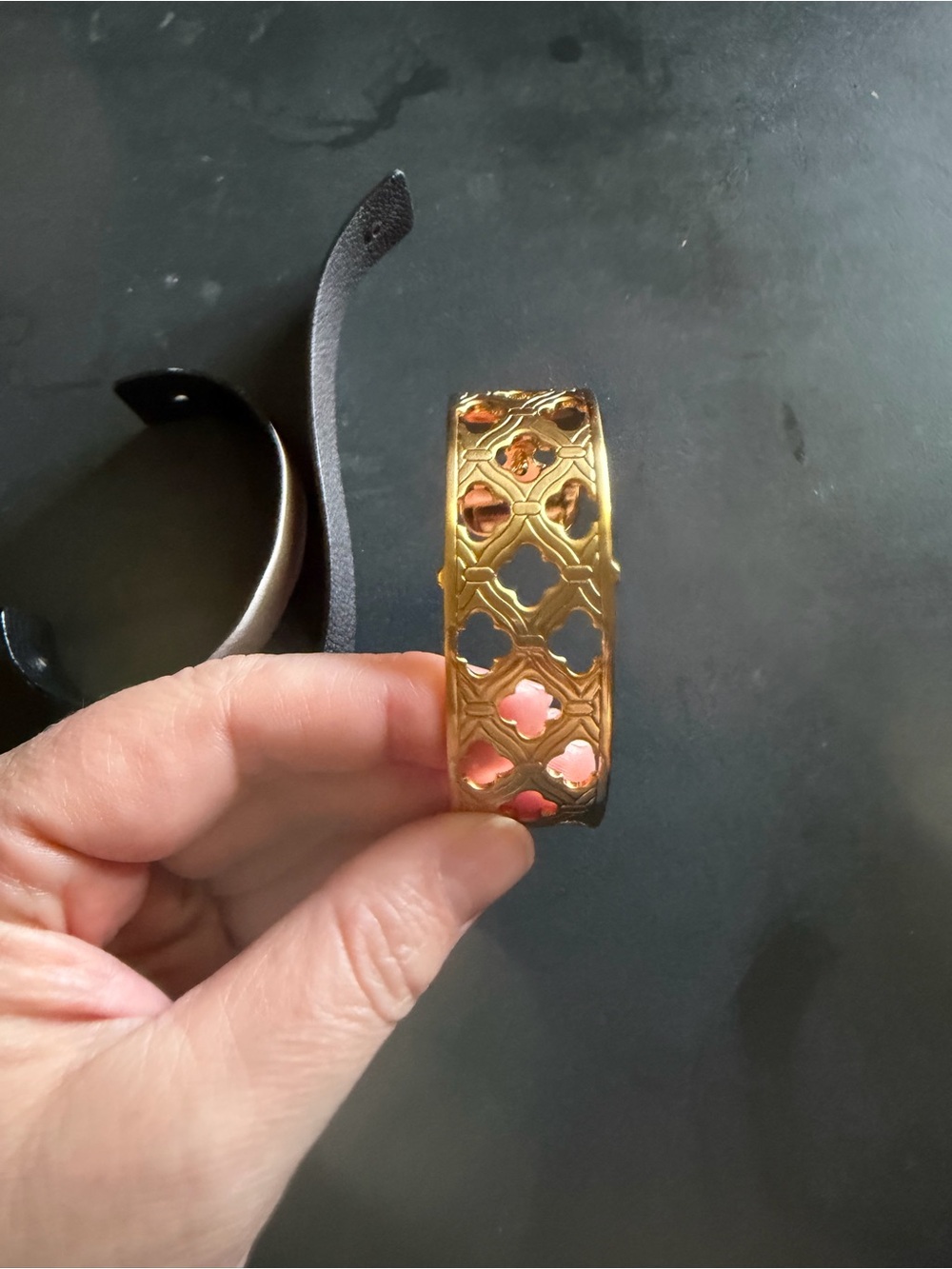 Brighton Christo London Goldtone Cuff & Color Bands